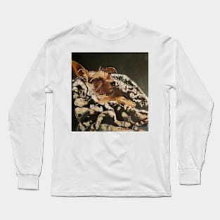 Sleeping Terrier Long Sleeve T-Shirt